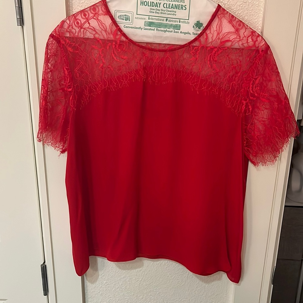 Mason red blouse